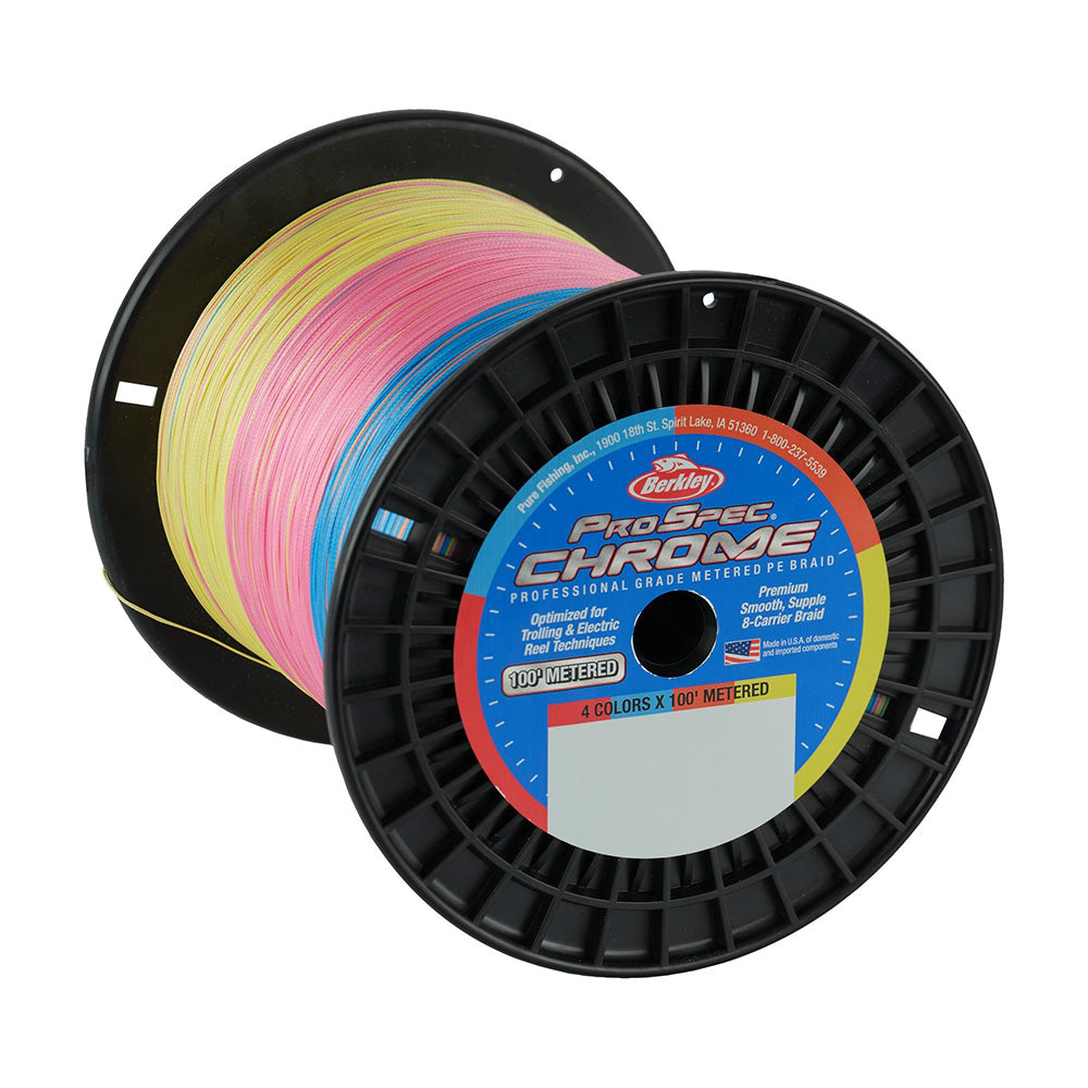 Berkley ProSpec Chrome 4 x 100' Metered Braid - 50lb - 3500yd [1640957]