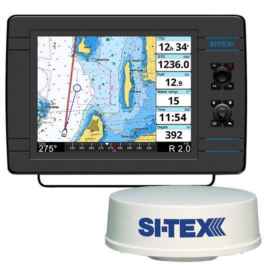 SI-TEX NavPro 1200F w/MDS-15 WiFi 20" Hi-Res Digital Radome Radar w/15M Cable [NAVPRO1200FR]
